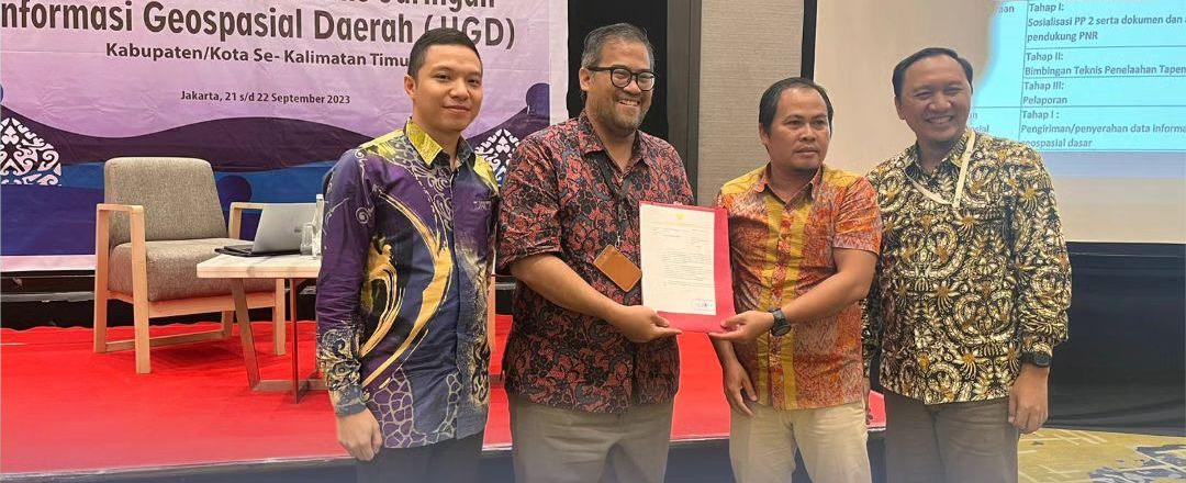 Rapat Koordinasi Teknis Jaringan Infromasi Geospasial Daerah Kabupaten/Kota se-Kalimantan Timur